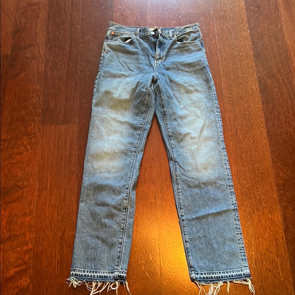 Madewell Women's Straight Leg Jeans - Blue